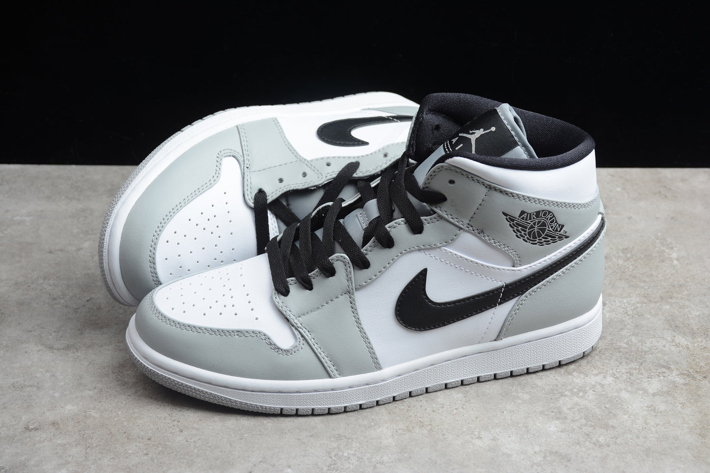Nike Air Jordan 1 Mid "Light Smoke Grey" - Best Reps Website 2025