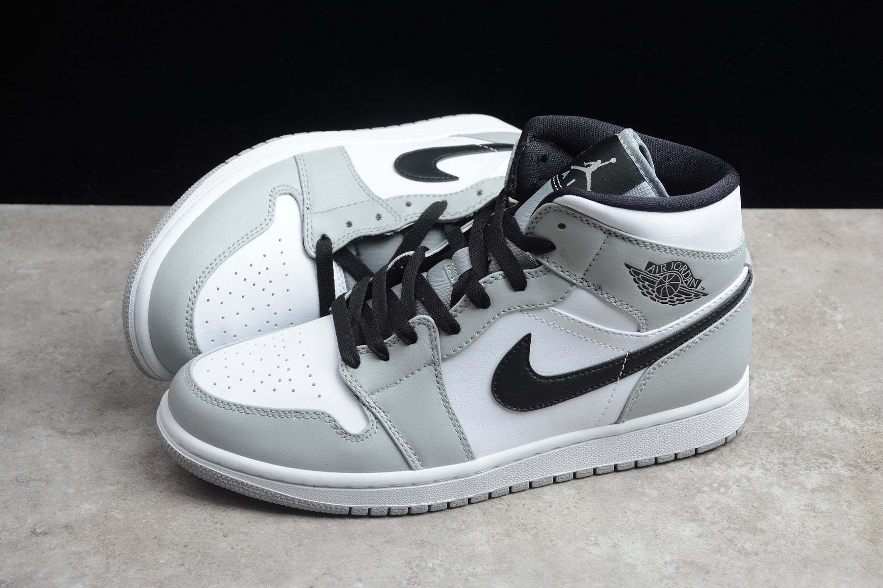 Nike Air Jordan 1 Mid "Light Smoke Grey" - Best Reps Website 2025