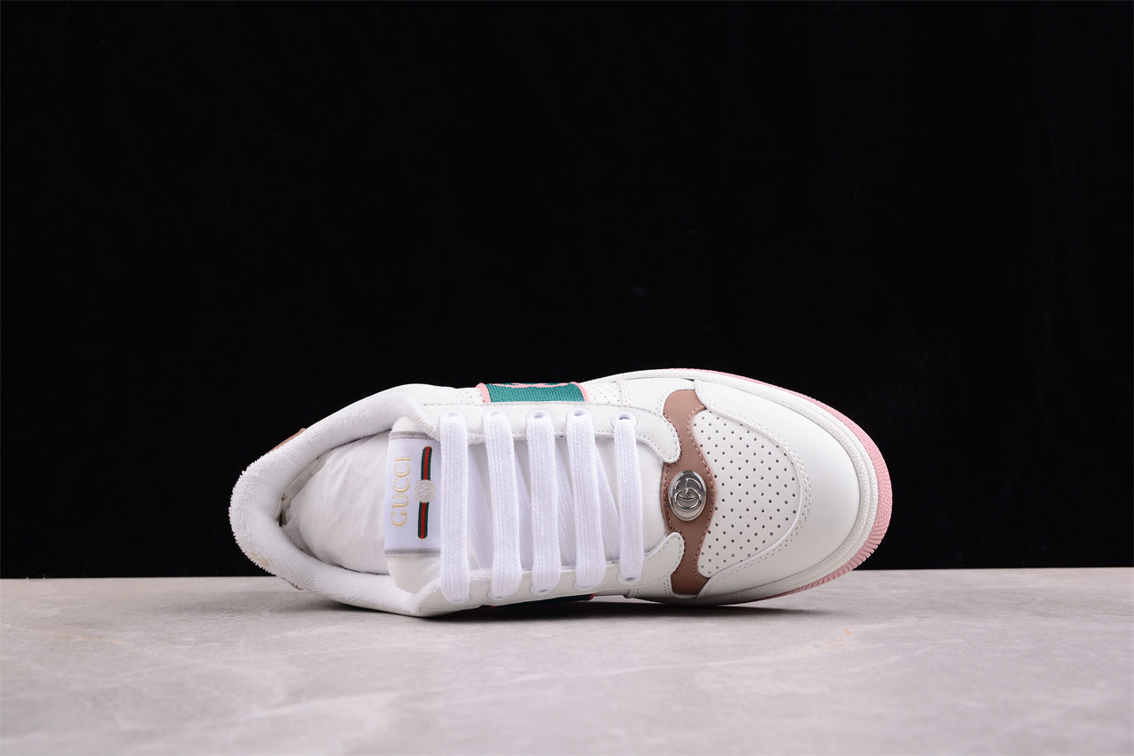 GUCCI Women's Screener 'White Light Pink Green' - Best Reps Website 2025