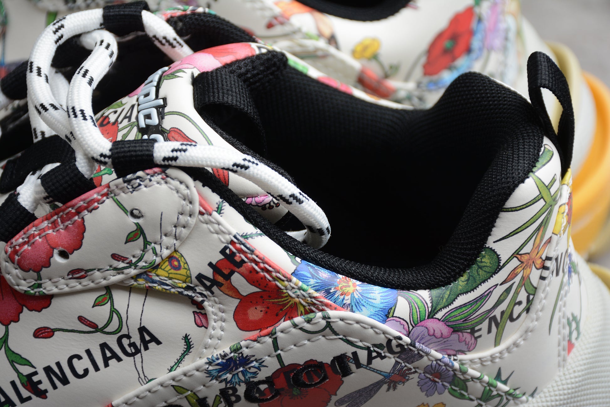 Gucci x Balenciaga The Hacker Project Triple S – Flora Print - Best Reps Website 2025