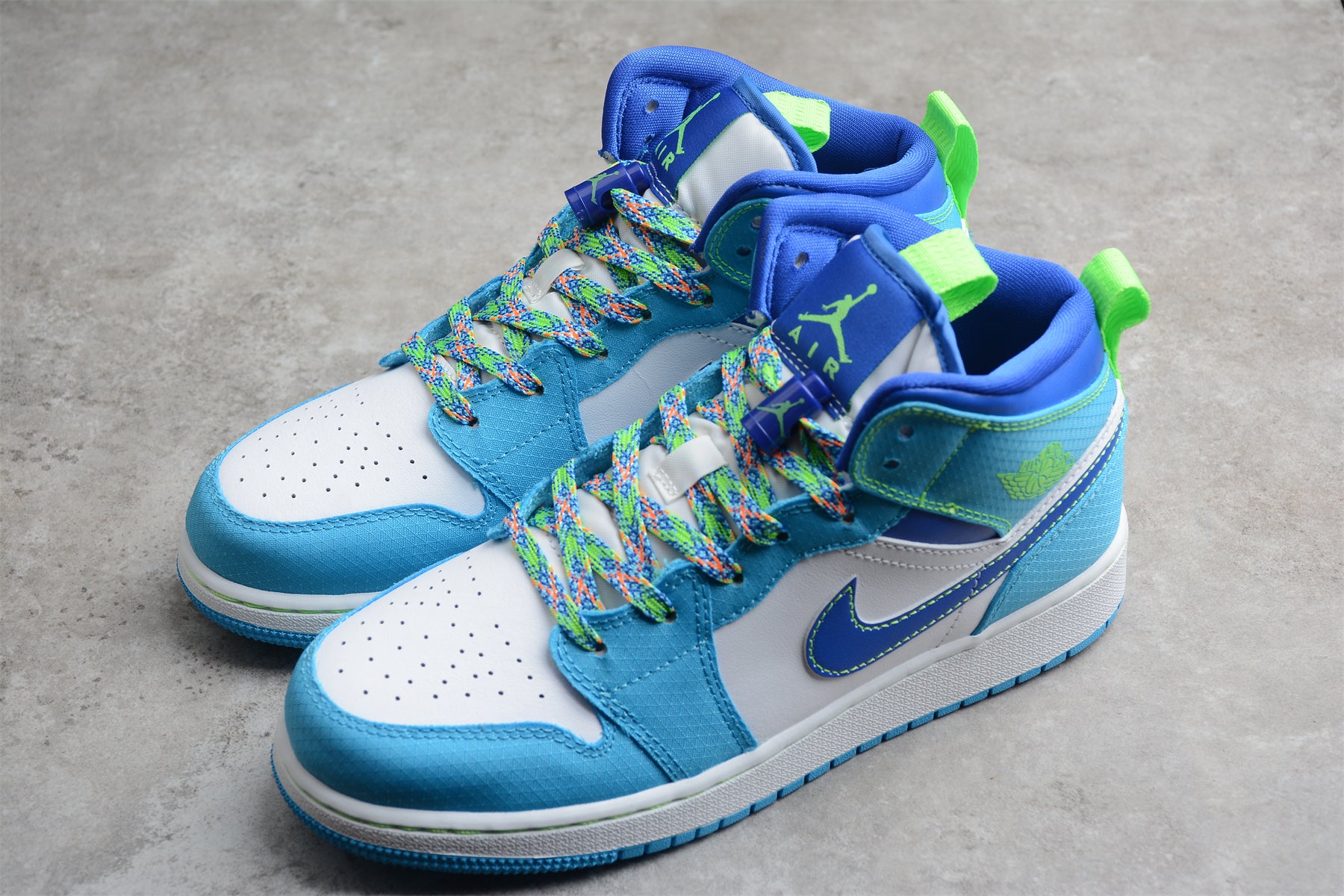 Air Jordan 1 Mid SE GS 'Sprite Blue' - Best Reps Website 2025