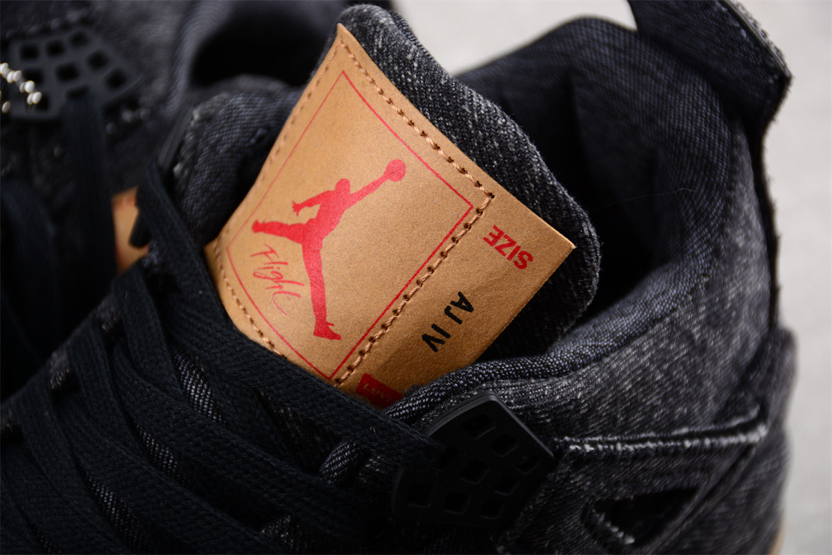 Levi’s x Air Jordan 4 Retro "Black Denim" - Best Reps Website 2025