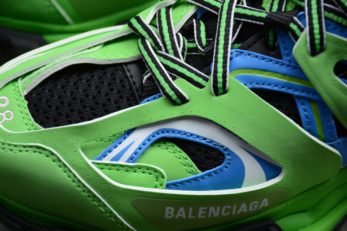  Balenciaga Track Low Sneakers in Blue/Green 