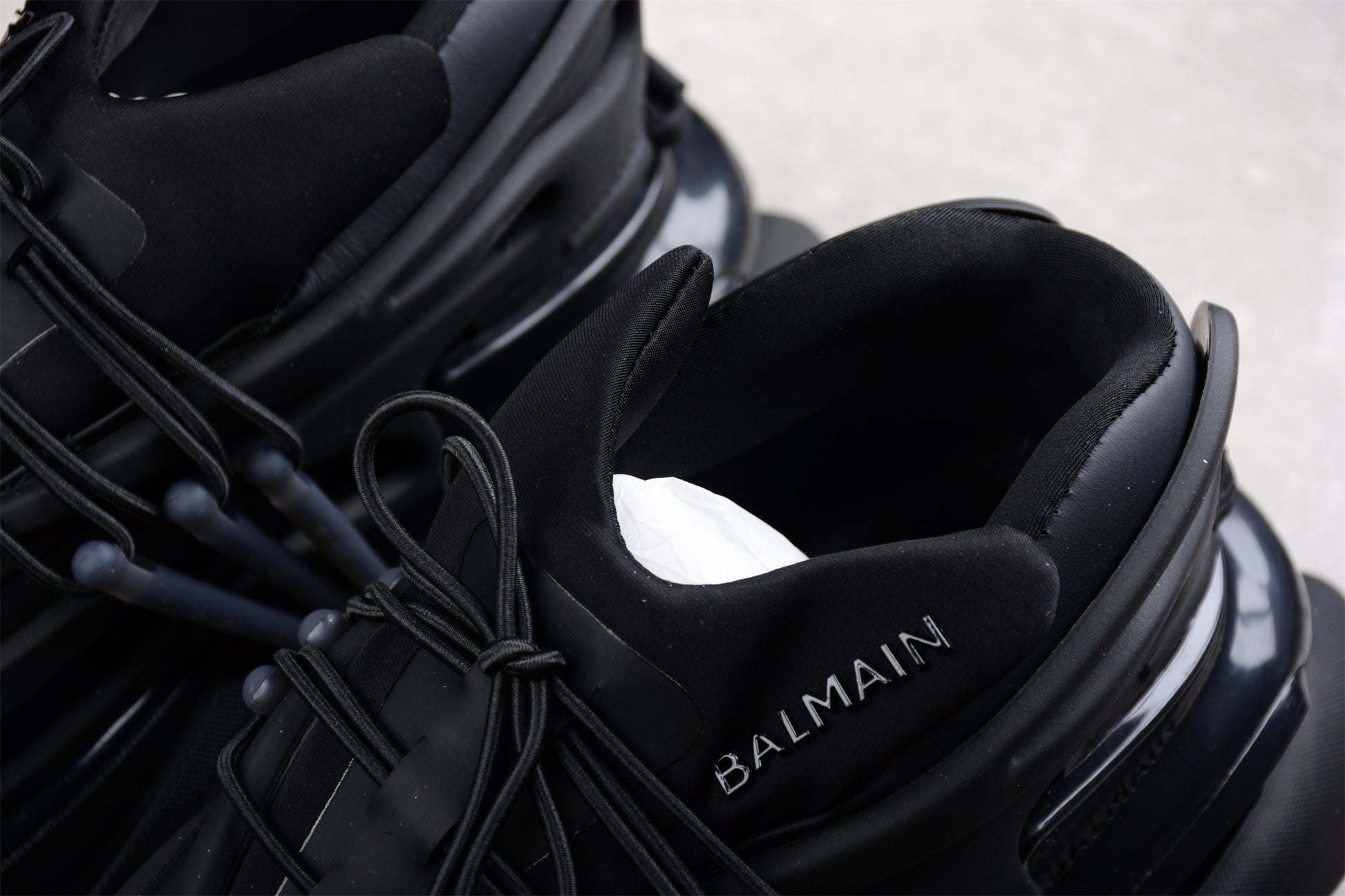 Balmain Unicorn Low-Top Sneakers in All Black – Neoprene &amp; Leather - Best Reps Website 2025