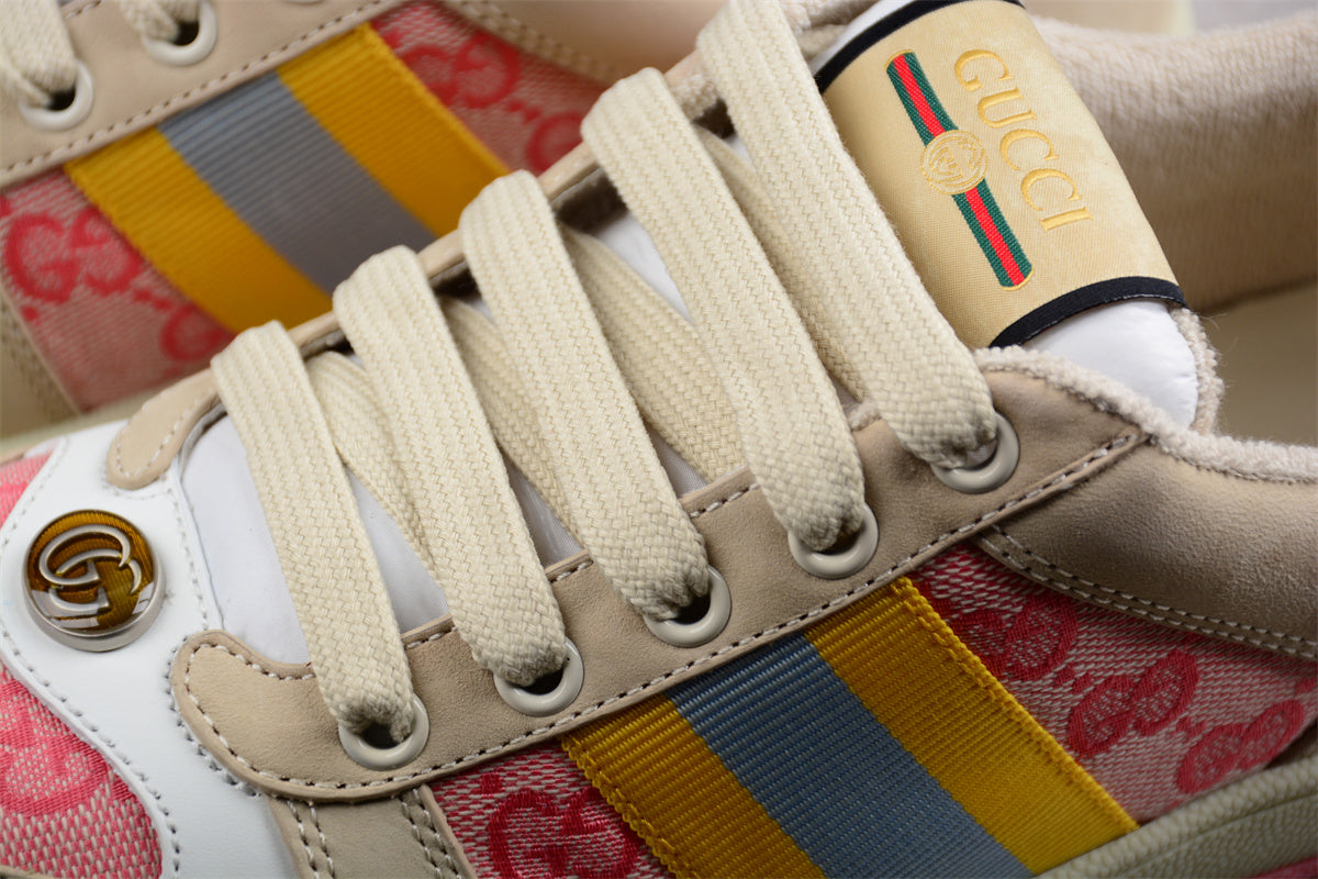 Gucci Screener GG Sneakers “Pink Beige - Best Reps Website 2025