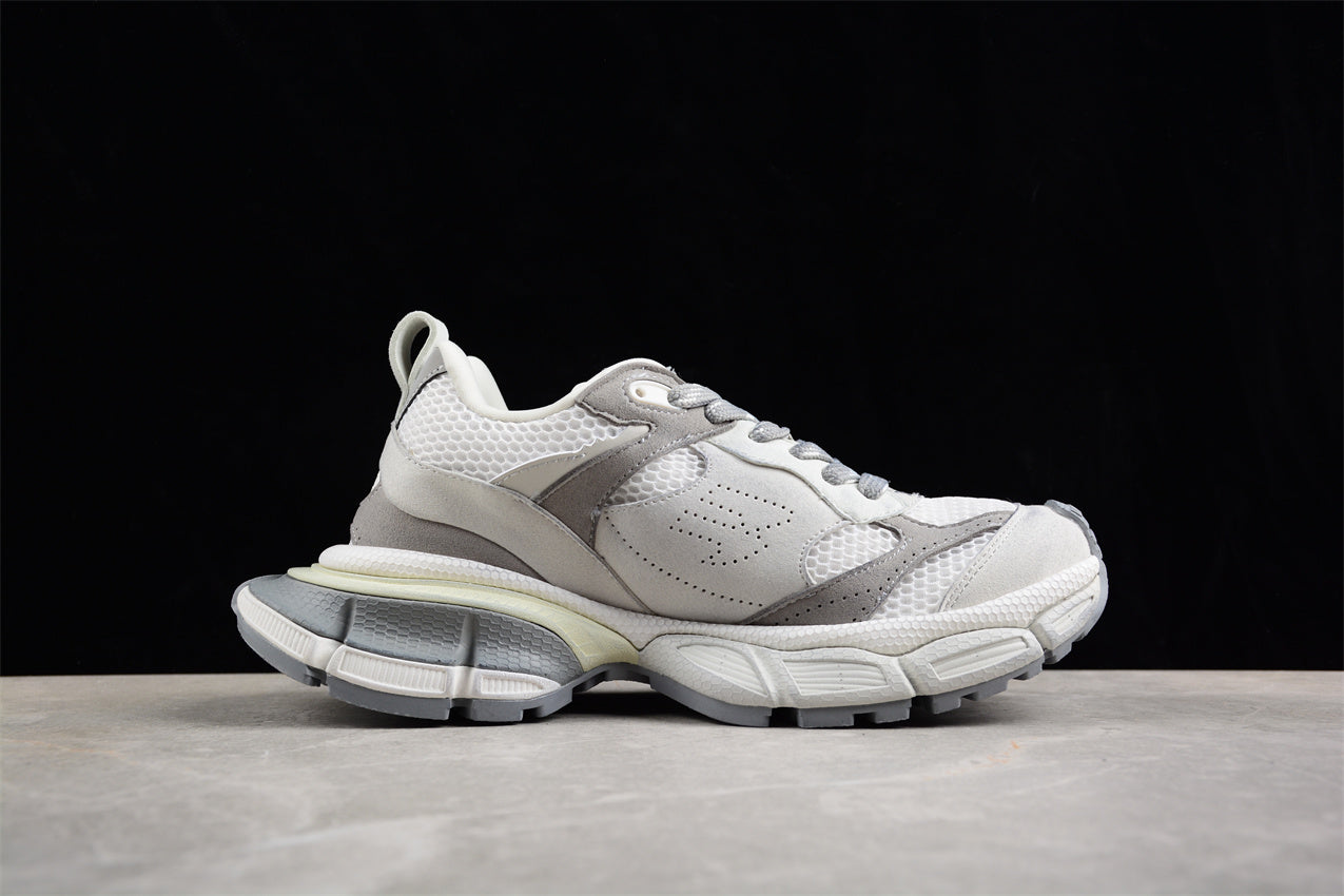 Balenciaga 3XL Distressed Sneakers in White/Grey - Best Reps Website 2025