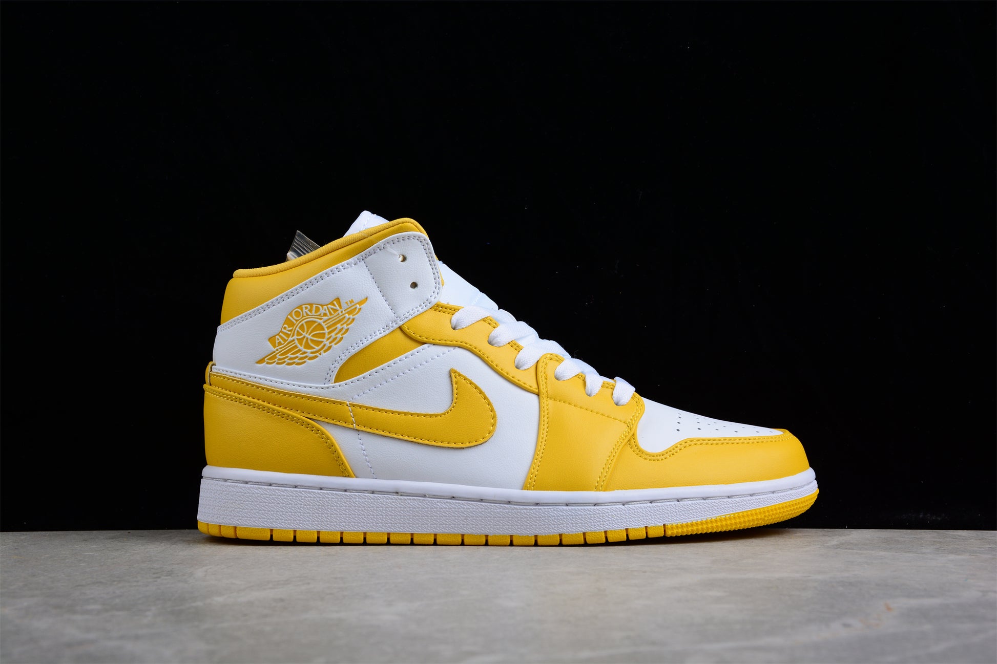 Nike  Air Jordan 1 Mid 'University Gold White' - Best Reps Website 2025