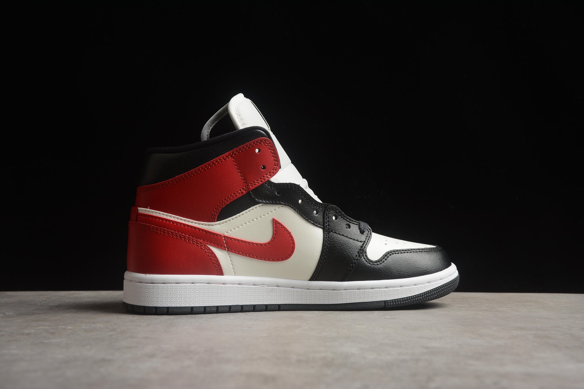 Air Jordan 1 Mid Retro White Red Black - Best Reps Website 2025