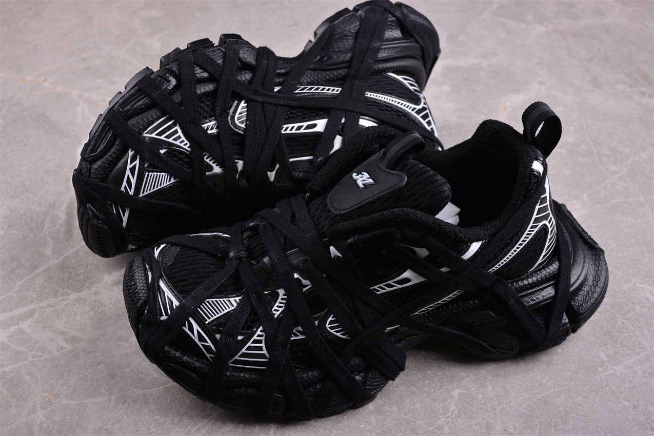 Balenciaga 3XL Extreme Lace Sneaker in Black/White - Best Reps Website 2025