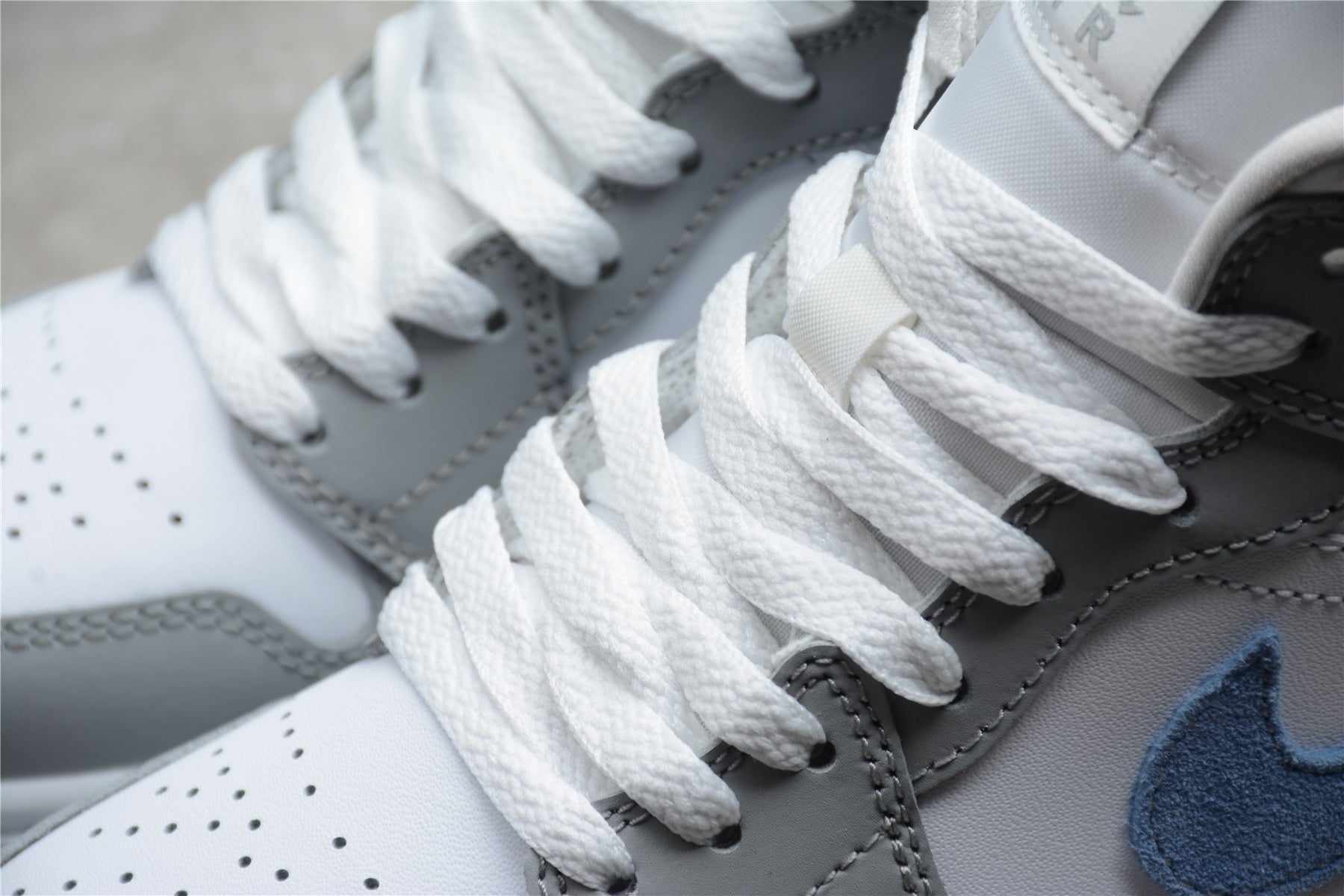 Air Jordan 1 Mid "Wolf Grey Aluminum" - Best Reps Website 2025