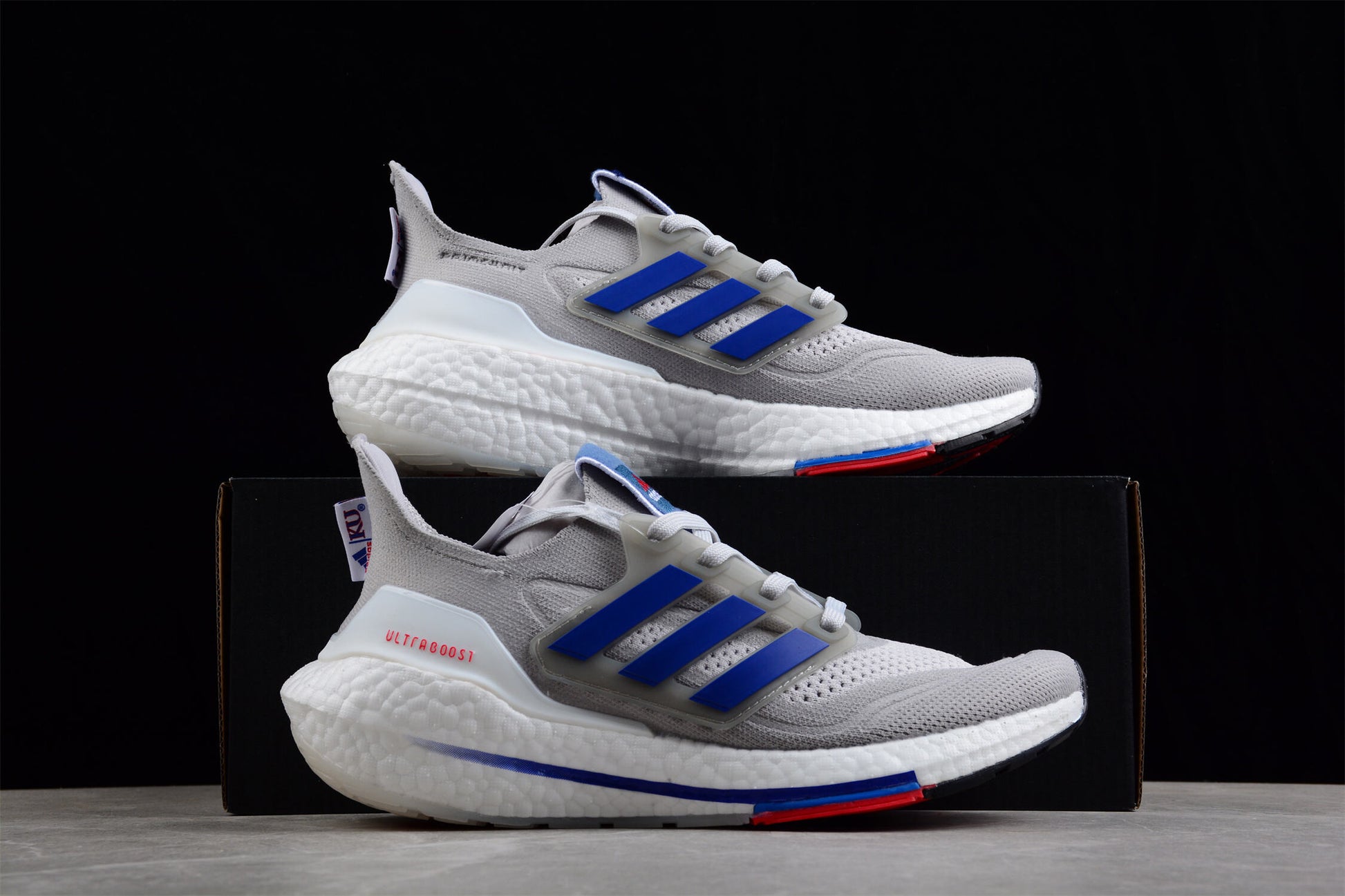 Adidas UltraBoost 21 'NCAA Pack - Kansas' Unisex Sneaker