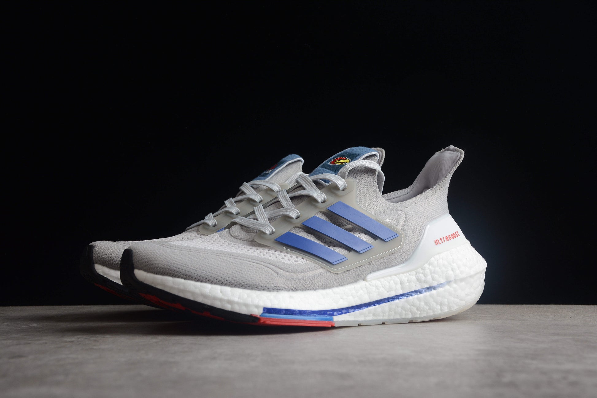 Adidas UltraBoost 21 'NCAA Pack - Kansas' Unisex Sneaker