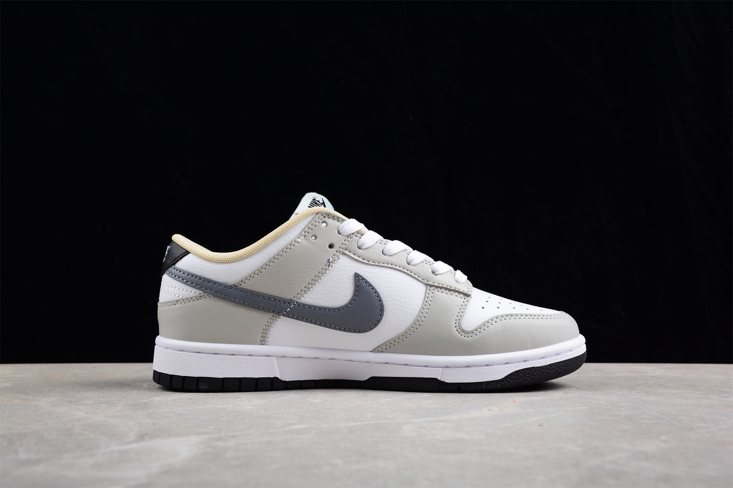 Nike Dunk Low "Spray Paint" Swoosh Gray
