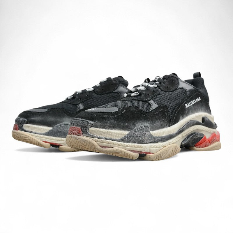 Balenciaga Triple S Black White Red - Best Reps Website 2025