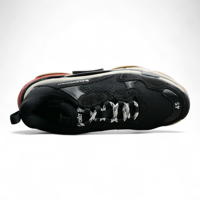 Balenciaga Triple S Black White Red - Best Reps Website 2025