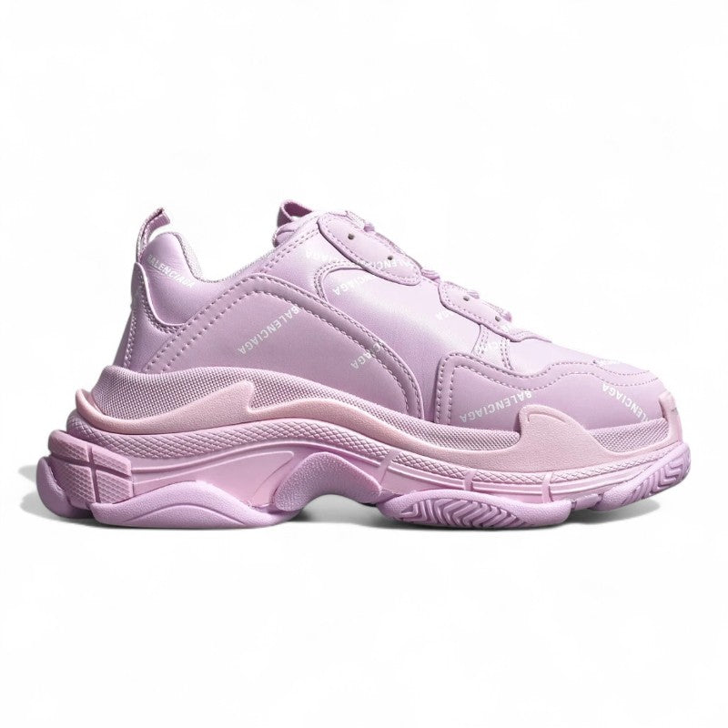 Balenciaga Triple S Allover Logo Pink - Best Reps Website 2025