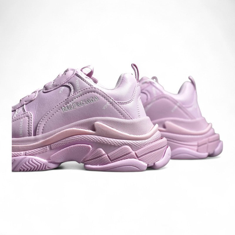 Balenciaga Triple S Allover Logo Pink - Best Reps Website 2025