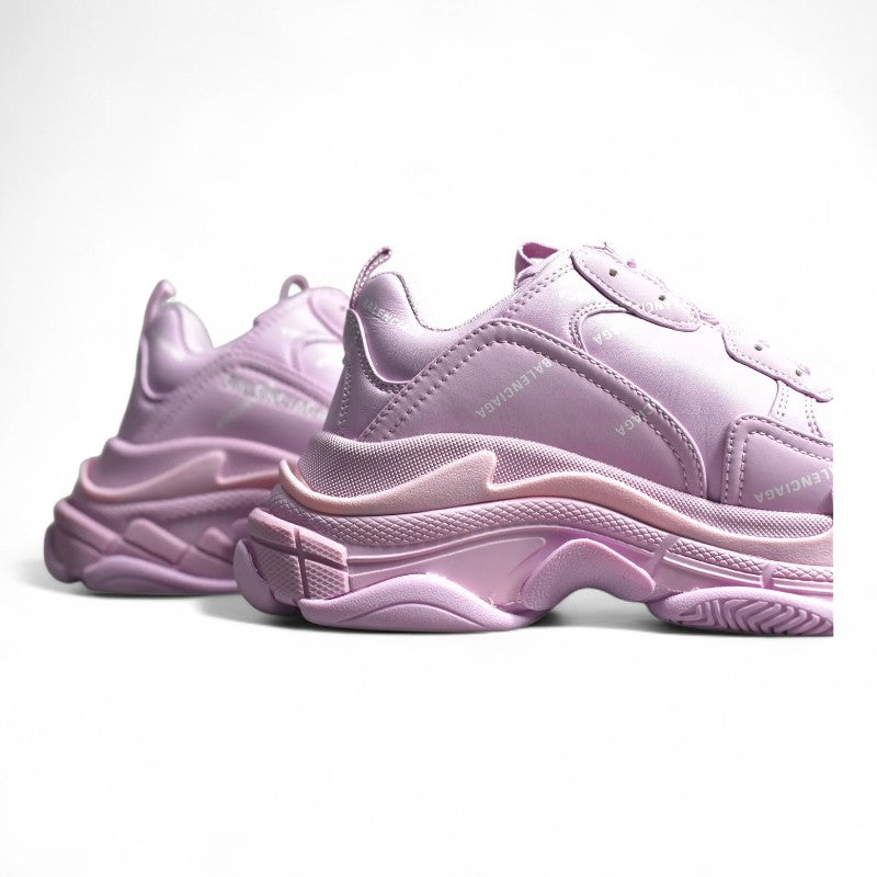 Balenciaga Triple S Allover Logo Pink - Best Reps Website 2025
