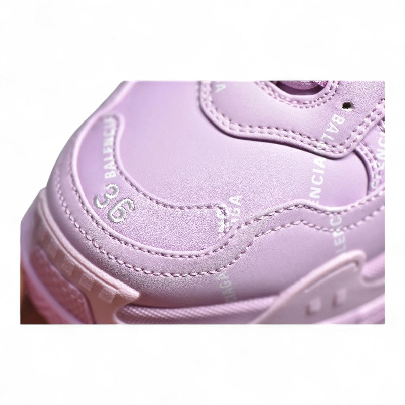 Balenciaga Triple S Allover Logo Pink - Best Reps Website 2025