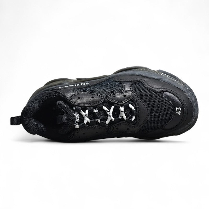 Balenciaga Triple S Clear Sole Black - Best Reps Website 2025