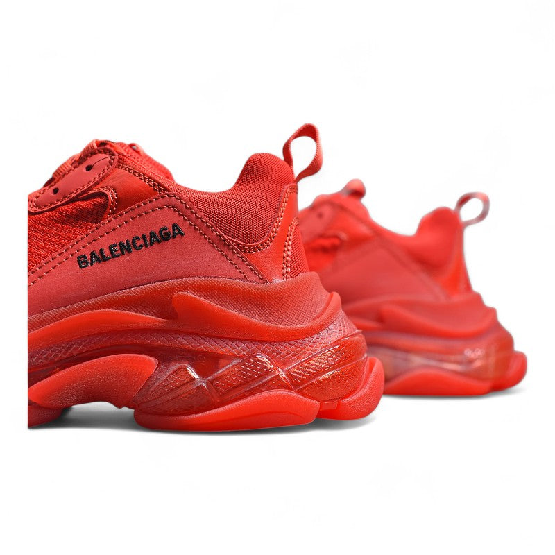 Balenciaga Triple S Clear Sole Red - Best Reps Website 2025