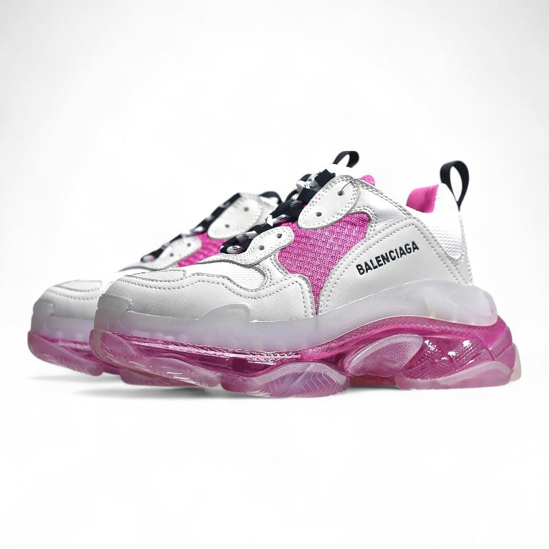 Balenciaga Triple S Clear Sole White Pink - Best Reps Website 2025