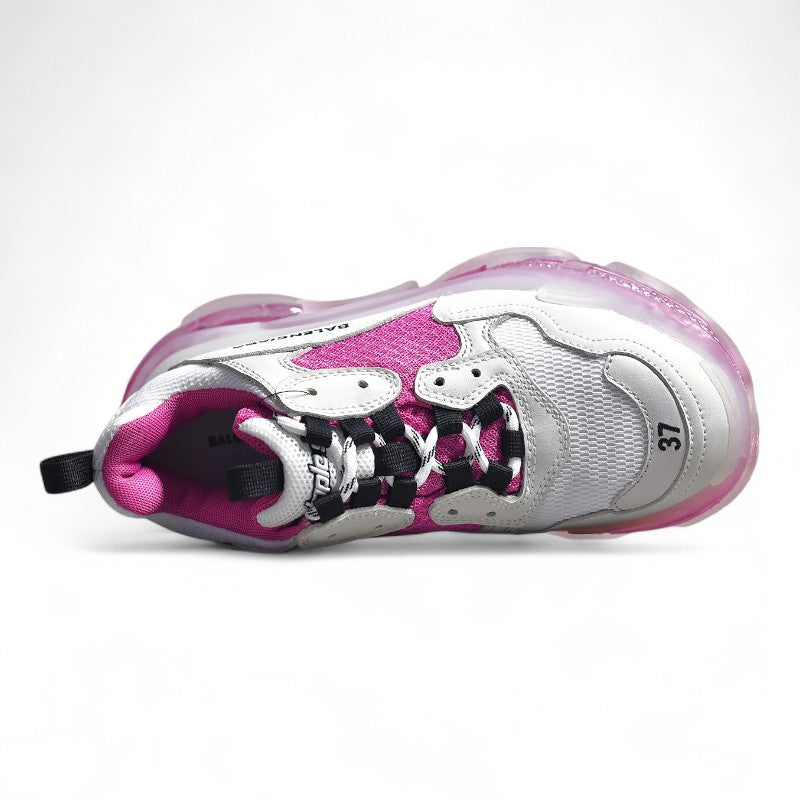 Balenciaga Triple S Clear Sole White Pink - Best Reps Website 2025
