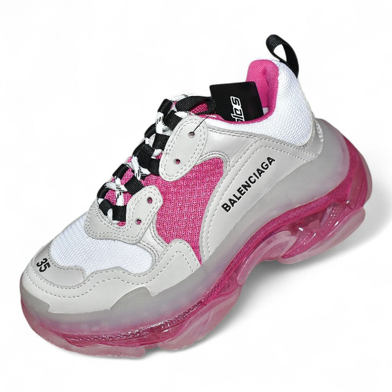 Balenciaga Triple S Clear Sole White Pink - Best Reps Website 2025