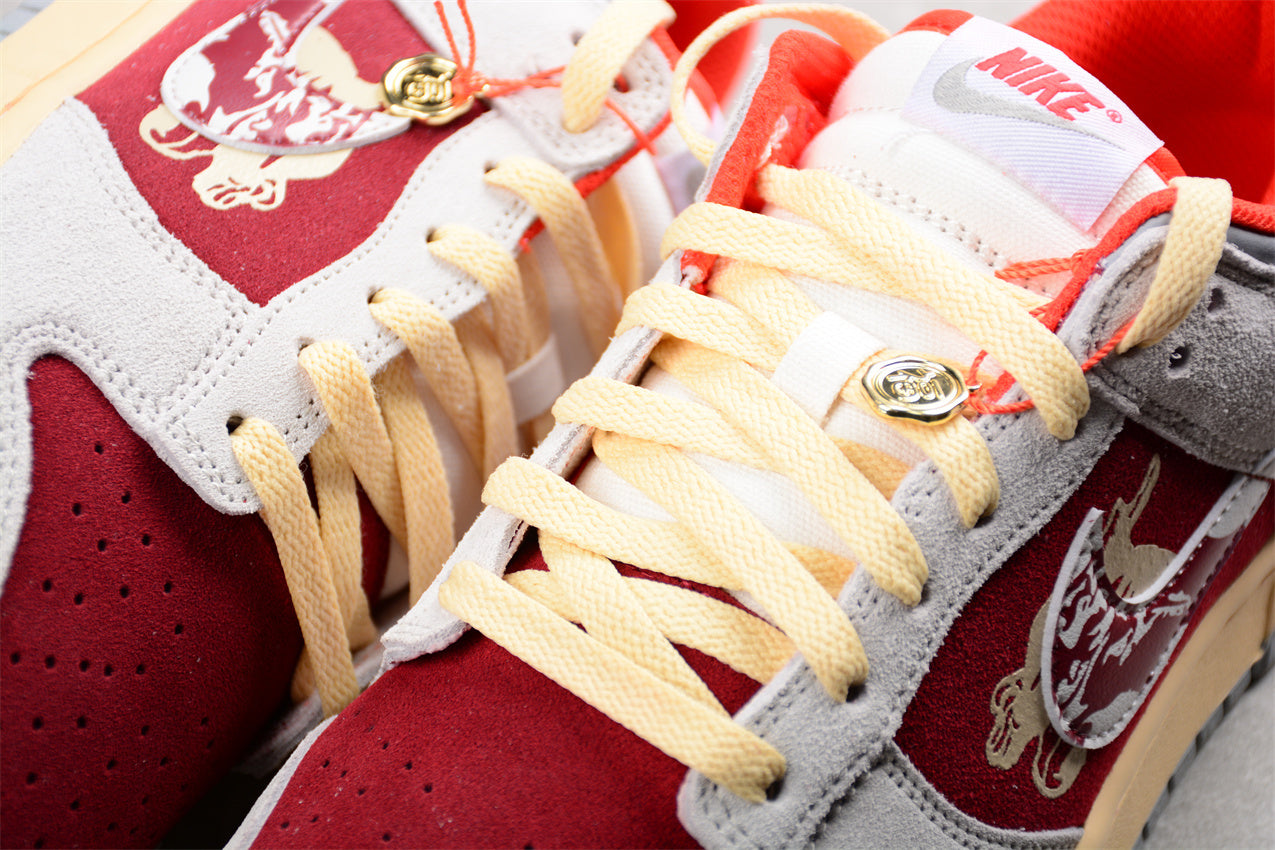 Nike Dunk Low "Year of the Dragon" Grey Red