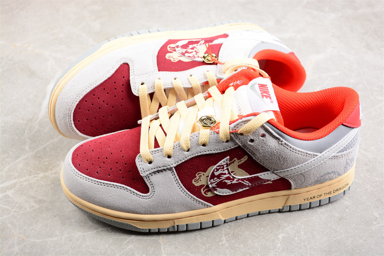 Nike Dunk Low "Year of the Dragon" Grey Red