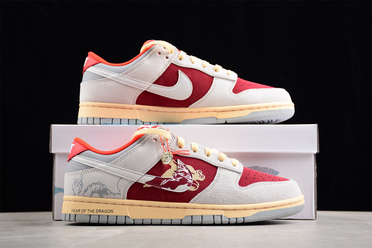 Nike Dunk Low "Year of the Dragon" Grey Red
