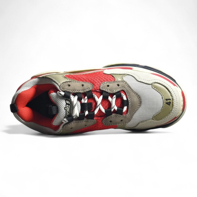 Balenciaga Triple S Red/Grey