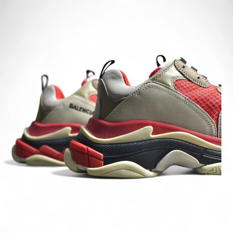 Balenciaga Triple S Red/Grey - Best Reps Website 2025