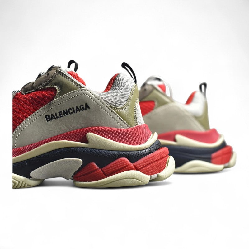 Balenciaga Triple S Red/Grey - Best Reps Website 2025