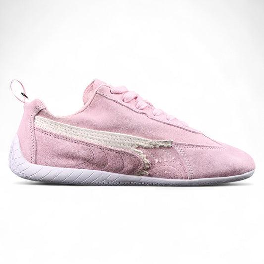 Balenciaga Speedcat Suede in Pink/White