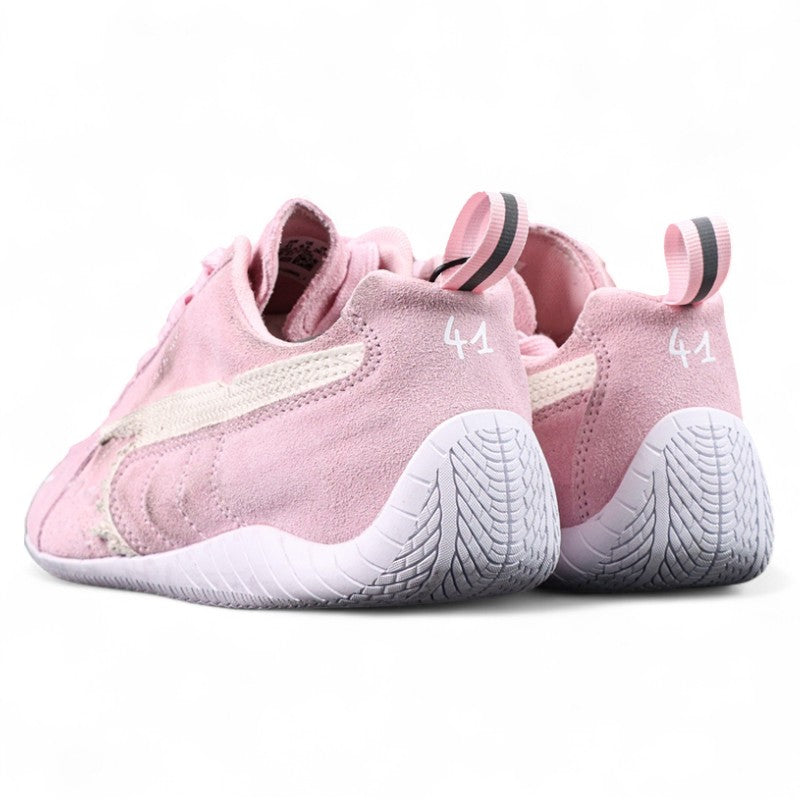 Balenciaga Speedcat Suede in Pink/White