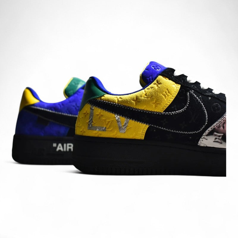 Air Force 1 Black Metallic Silver