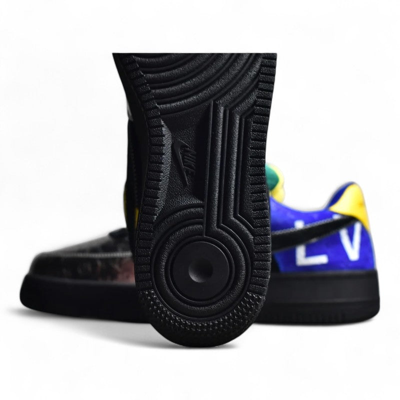 Air Force 1 Black Metallic Silver
