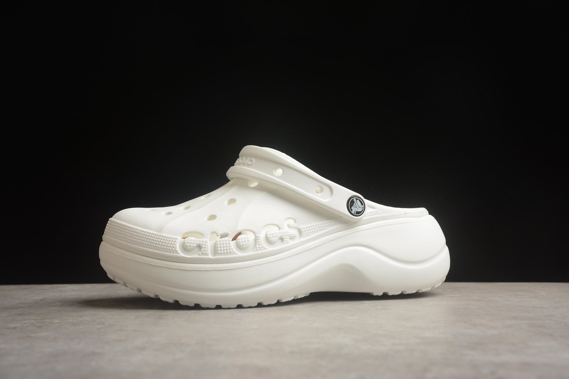 Crocs Baya Platform Clogs in White