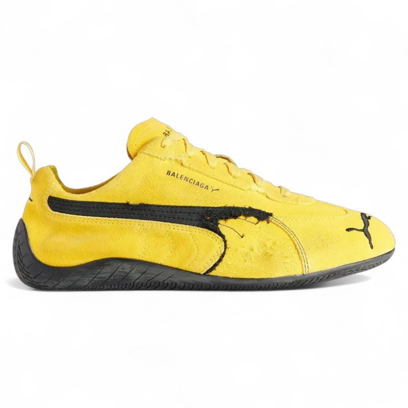 Balenciaga Speedcat Suede in Yellow & Black