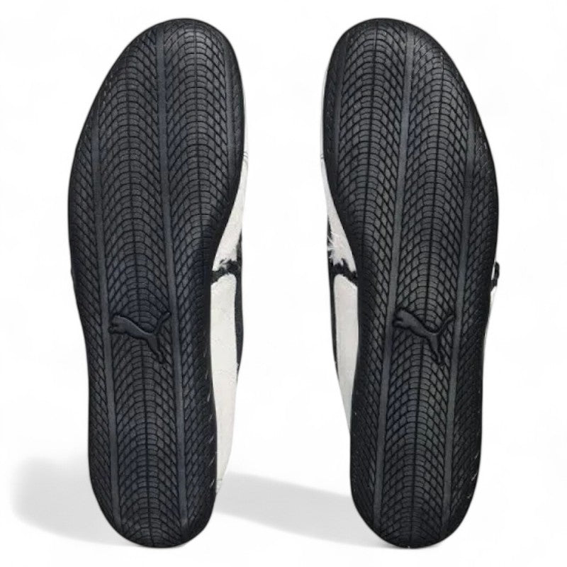 Balenciaga Speedcat Suede in White &amp; Black