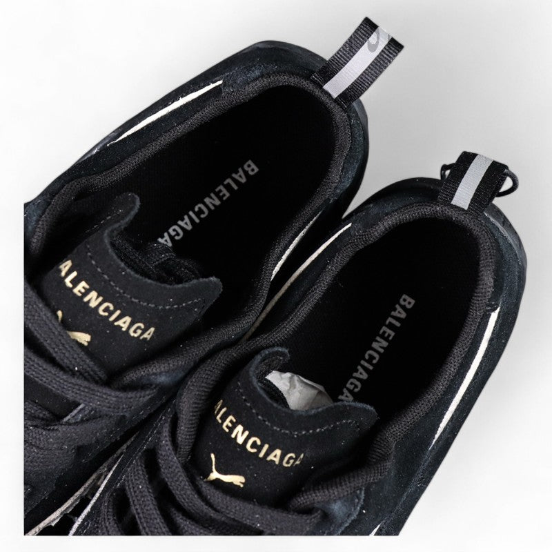 Balenciaga Speedcat Suede in Black/White