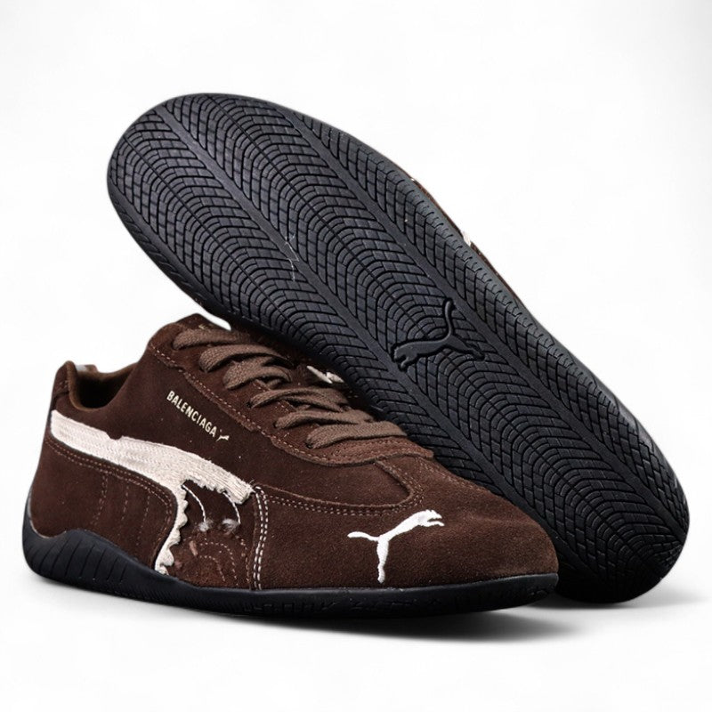 Balenciaga Speedcat Suede in Brown