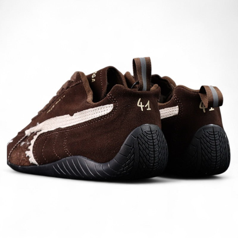 Balenciaga Speedcat Suede in Brown