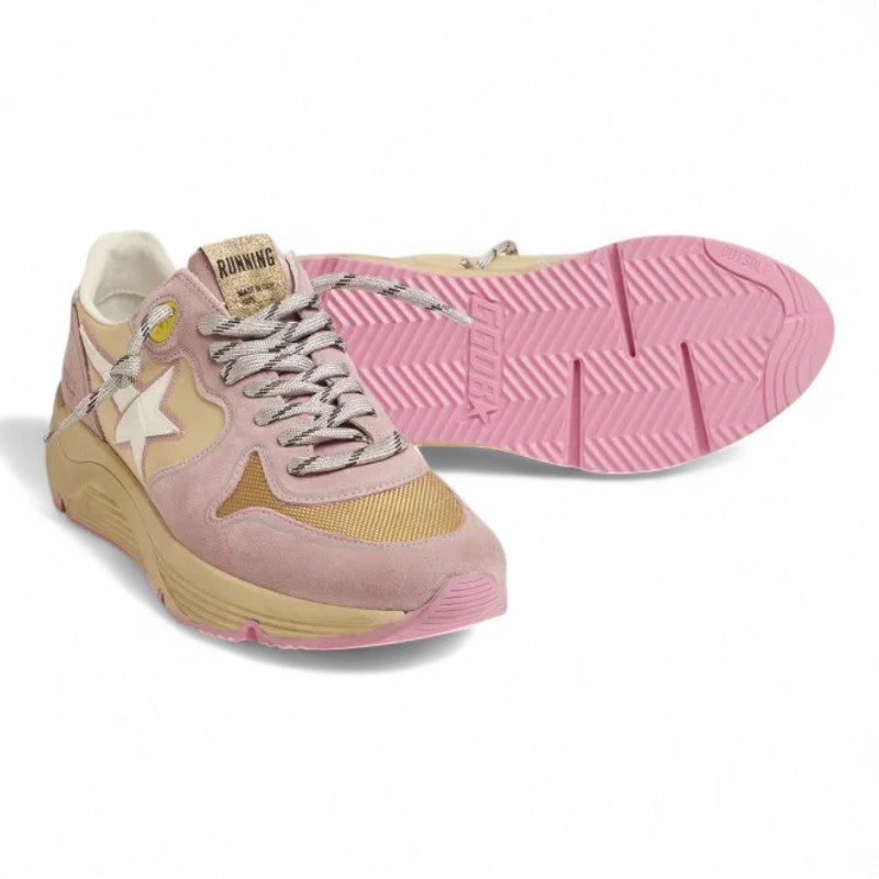 Pastel pink Running Sole sneakers with white star - Best Reps Website 2025