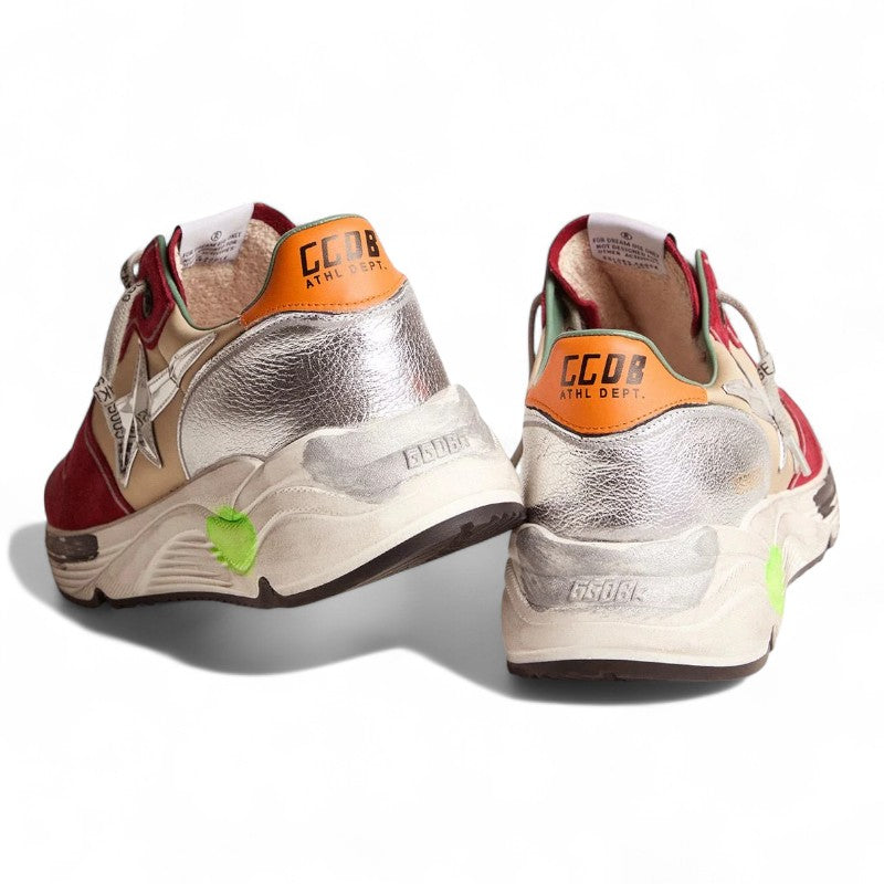Running Sole sneakers with 3D star and orange heel tab