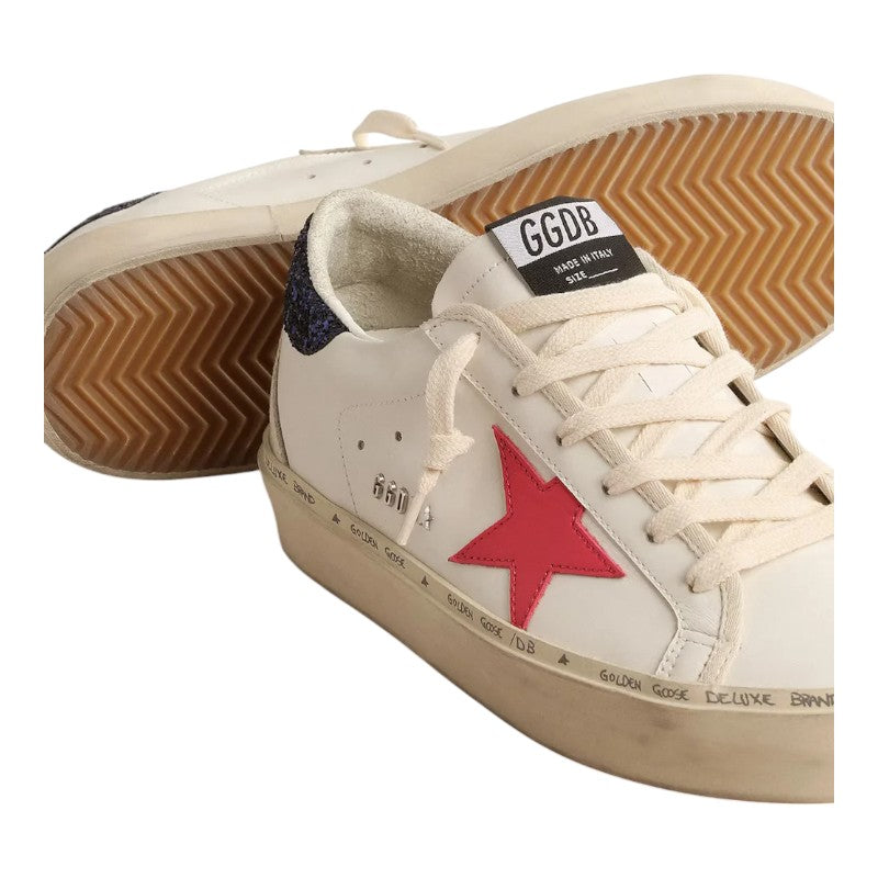 Hi Star sneakers with a fuchsia leather star and blue glitter heel tab - Best Reps Website 2025