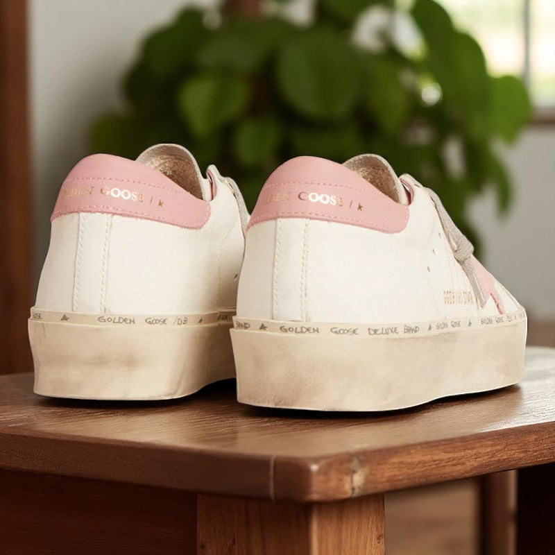 Hi Star sneakers with a suede star and old rose leather heel tab - Best Reps Website 2025
