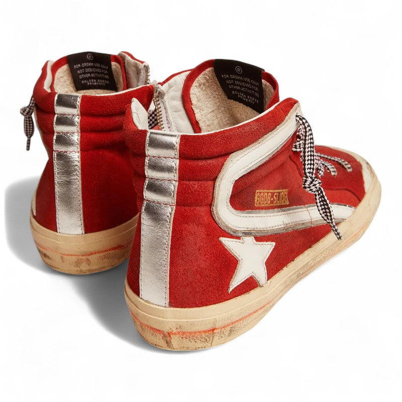 Sneaker Slide Penstar in red suede with white details - Best Reps Website 2025