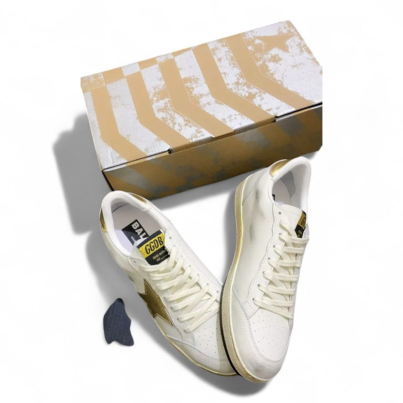 Ball Star sneakers with a golden star and matching heel tab - Best Reps Website 2025